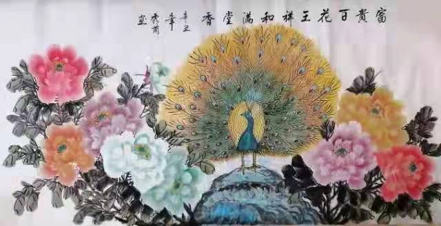 郭秀兰作品10《富贵百花王 祥和满堂香》